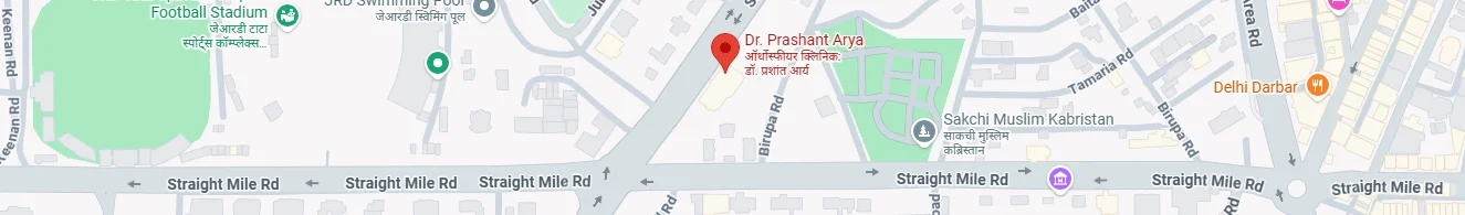 Dr Prashant Arya clinic location in Jamshedpur